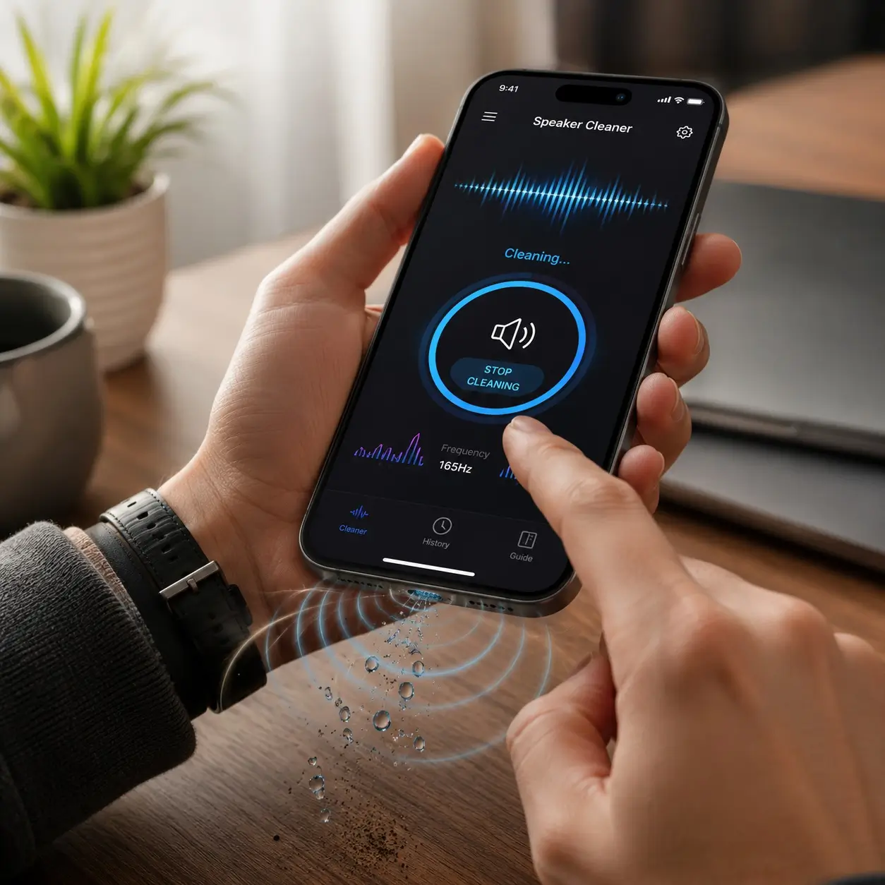 iPhone Speaker Cleaner