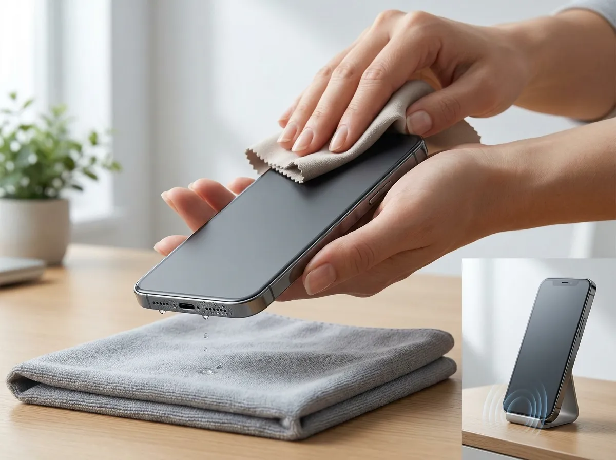 How to Get Water Out of a Phone Speaker