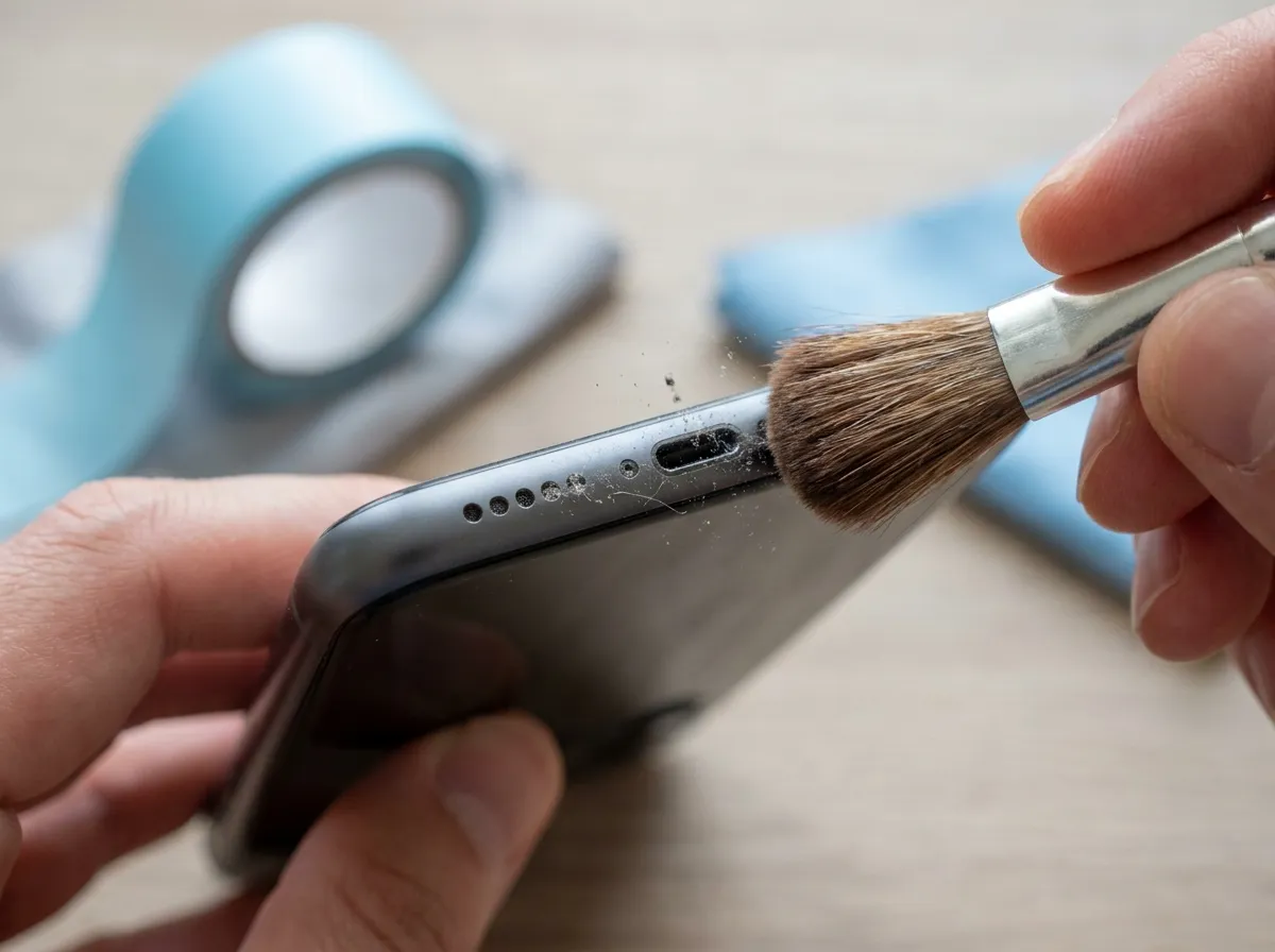 How to Remove Dust and Dirt From a Phone Speaker